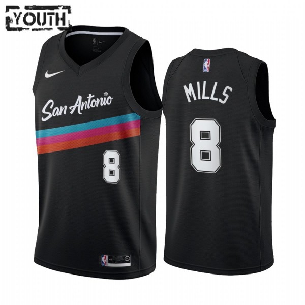 San Antonio Spurs Trikot Patty Mills 8 2020-21 City Edition Swingman - Kinder